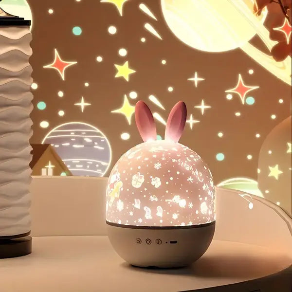 Projektor gwiazd i lampka nocna | Gwiazdy, ocean i motywy zwierzęce z muzyką i timerem | Dreambeam