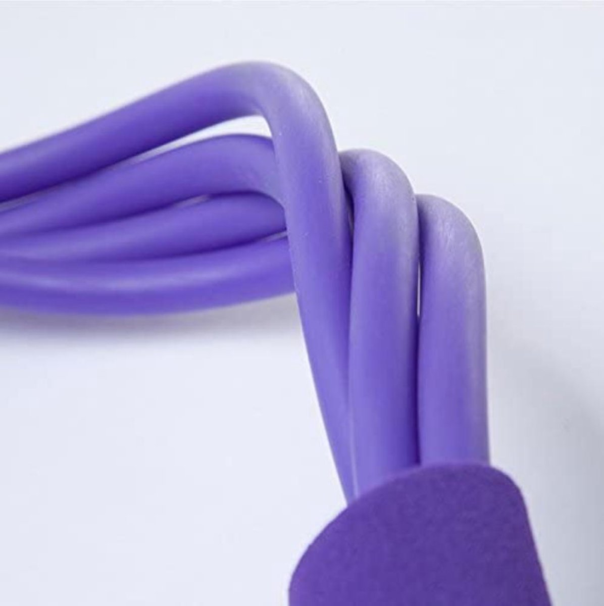Set benzi de rezistență | Pentru antrenament complet al corpului | Violet și roz | Cu bucle pentru picioare | FlexCore