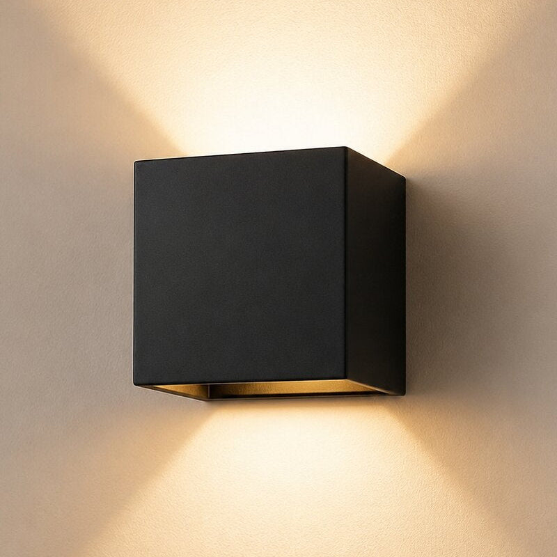 Kabellose Wandleuchte mit Sensor | Up- & Down-Licht | ohne Bohren | CubeGlow