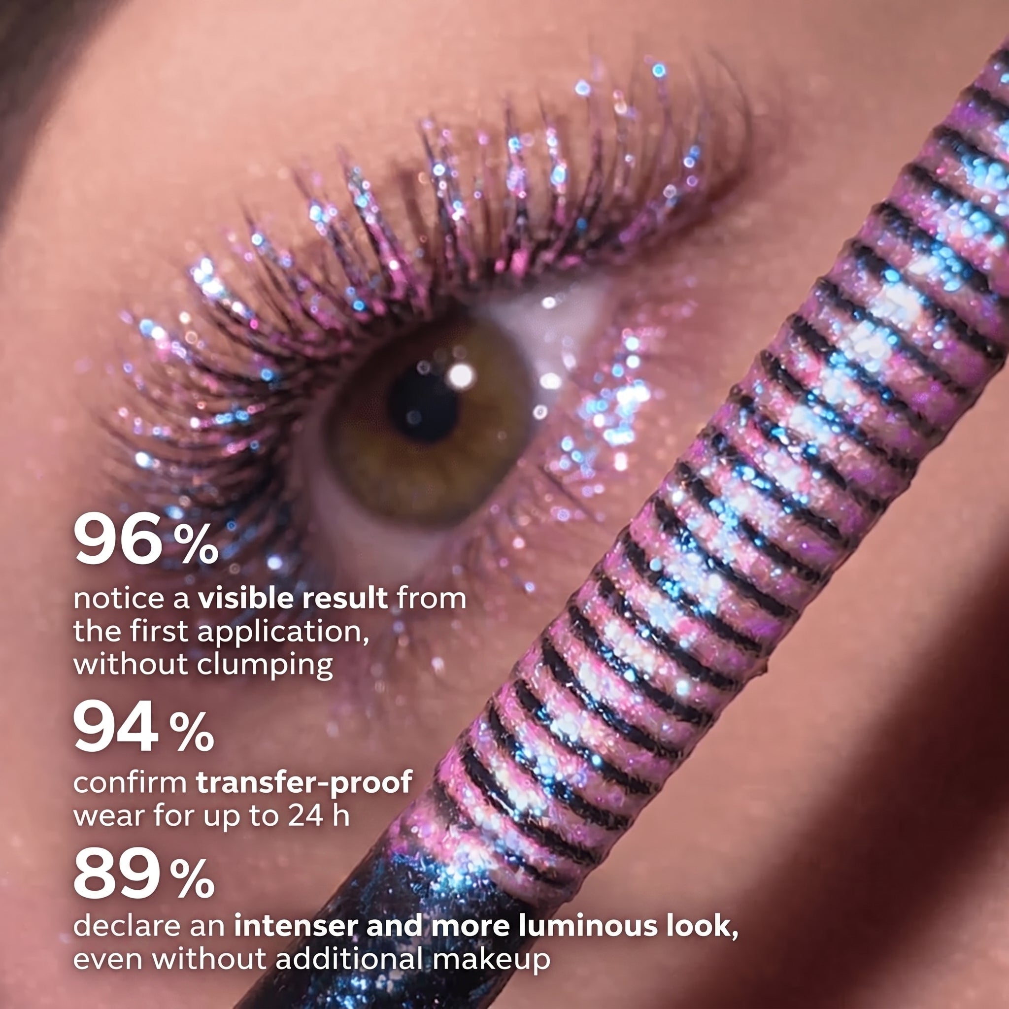 Mascara Multicromatico Topper | Impermeabile | Riflesso Cangiante | GlimmerCoat