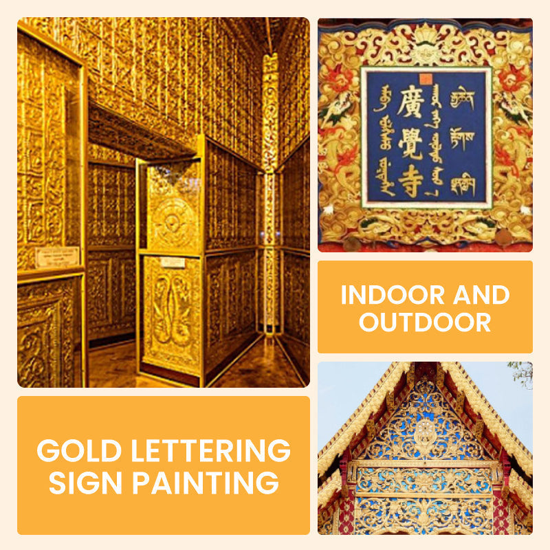Kimalteleva vaaleankultainen lakka | Vesipohjainen | Metallinen kultakiilto | LustreGold