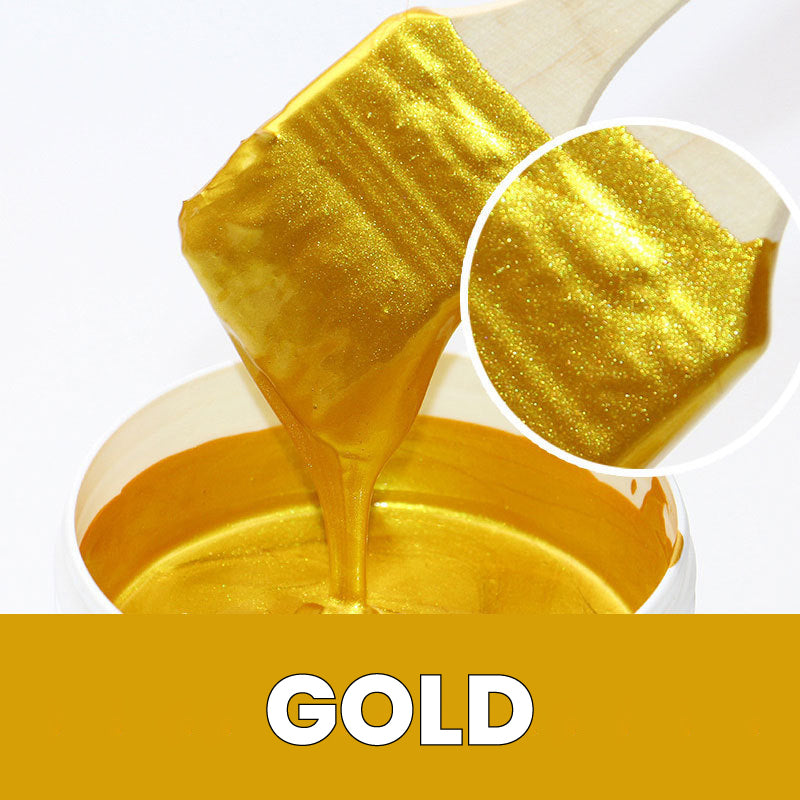 Kimalteleva vaaleankultainen lakka | Vesipohjainen | Metallinen kultakiilto | LustreGold