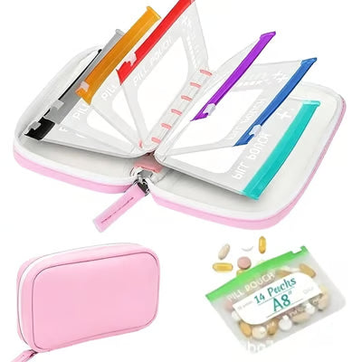 Pillenorganizer | Waterdichte zakjes om te labelen | Weekoverzicht | PillPocket